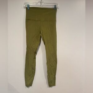 Green lululemon align leggings